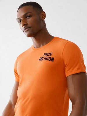 Camiseta True Religion Buddha Logo Hombre Naranjas | Colombia-JIQWTEN36