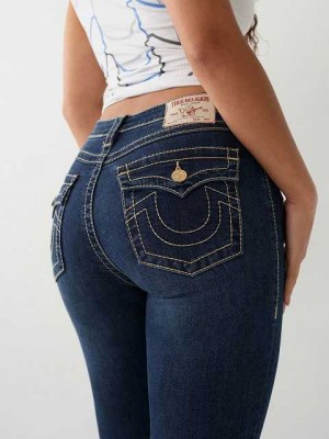 Jeans Skinny True Religion Halle High Rise Mujer Azules Oscuro | Colombia-HKPDGMI68