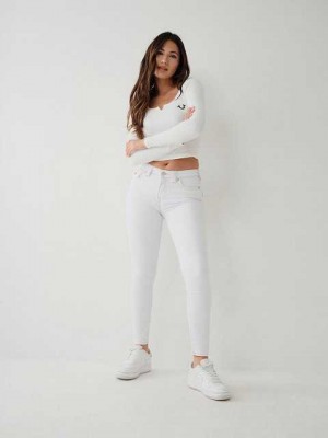 Jeans Skinny True Religion Jennie Big T Curvy Mujer Blancas | Colombia-NYOEFJR23