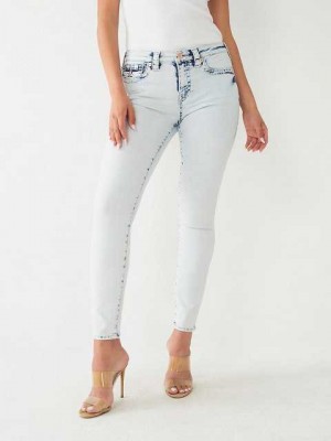 Jeans Skinny True Religion Jennie Big T Curvy Mujer Azules Claro | Colombia-XNTEIJK97