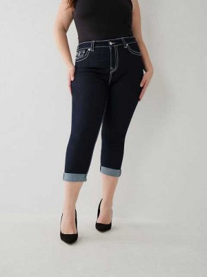 Jeans Skinny True Religion Jennie Big T Curvy Crop Mujer Body Rinse | Colombia-CAYZXQV50
