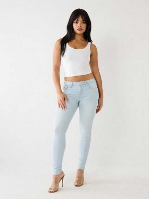 Jeans Skinny True Religion Jennie Mid Rise Curvy Mujer Azules Claro | Colombia-TCQBRSX09