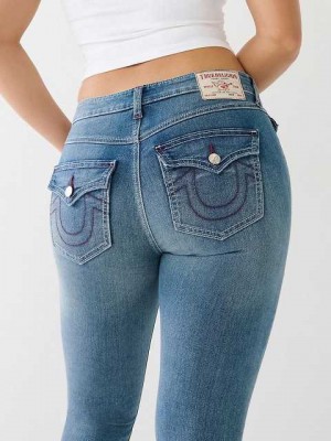 Jeans Skinny True Religion Jennie Mid Rise Single Needle Curvy Mujer Azules | Colombia-LJUFTAE34
