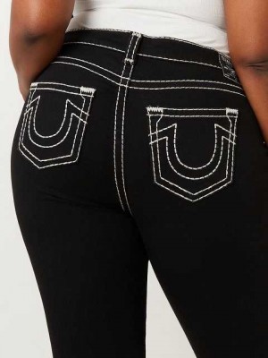 Jeans Skinny True Religion Plus Halle High Rise Mujer Negras | Colombia-UMZXBJE16