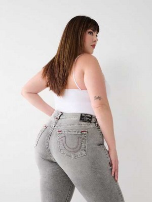 Jeans Skinny True Religion Plus Jennie High Rise Super T Curvy Mujer Gris Oscuro | Colombia-JNXIYBW27