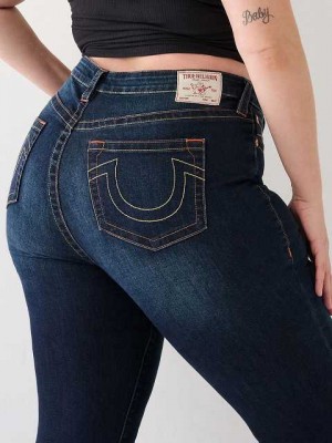 Jeans Skinny True Religion Plus Jennie Mid Rise Curvy Mujer Azules Oscuro | Colombia-AROJYXW41