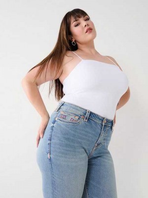 Jeans Skinny True Religion Plus Jennie Super T Curvy Mujer Azules | Colombia-SUHRYKB93
