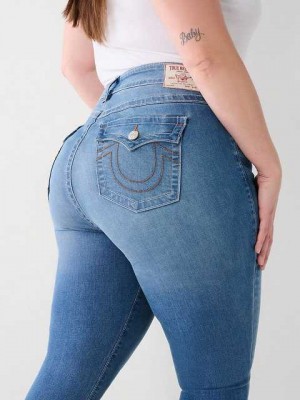Jeans Skinny True Religion Plus Stella Low Rise Mujer Azules | Colombia-SHRONMY02