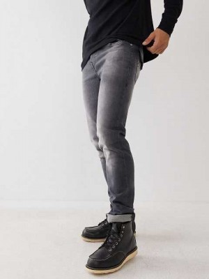 Jeans Skinny True Religion Rocco 34" Hombre Gris Azules | Colombia-EHJZKDC76