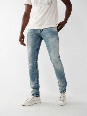 Jeans Skinny True Religion Rocco Big T 32" Hombre Azules Claro | Colombia-EHRVCYG89