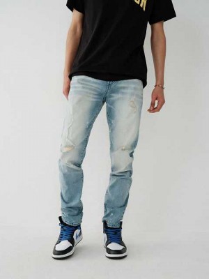 Jeans Skinny True Religion Rocco Hombre Azules Claro | Colombia-YHMGBOT92