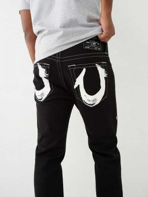 Jeans Skinny True Religion Rocco Painted Hs 32" Hombre Negras | Colombia-BCXIQEJ25