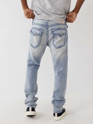 Jeans Skinny True Religion Rocco Super T Stitch Hombre Azules Claro | Colombia-AVRJBSF98