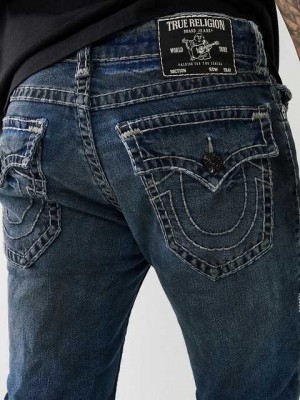 Jeans Skinny True Religion Rocco Super T 32" Hombre Azules Oscuro | Colombia-MVCWERH43
