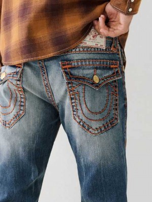 Jeans Skinny True Religion Rocco Super T 32" Hombre Azules | Colombia-VOXPFTH76