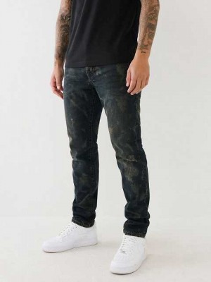 Jeans Skinny True Religion Rocco Super T 32" Hombre Azules Oscuro | Colombia-FNYEJBL80