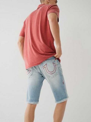 Jeans Skinny True Religion Rocco Super T Stitch Hombre Azules Claro | Colombia-BMCXSZH75