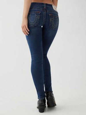 Jeans Skinny True Religion Stella Mujer Azul Marino | Colombia-ADGLIHV24