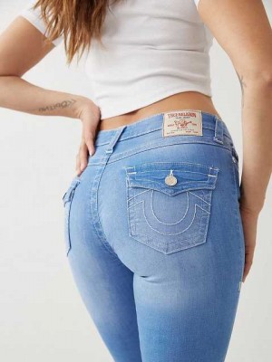 Jeans Skinny True Religion Stella Mujer Azules Claro | Colombia-WERFVTG17