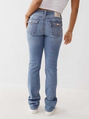 Jeans Straight True Religion Billie Mujer Azules | Colombia-UNWTAFH91
