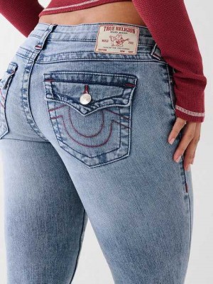 Jeans Straight True Religion Billie Mujer Azules Claro | Colombia-UCMWRHF63