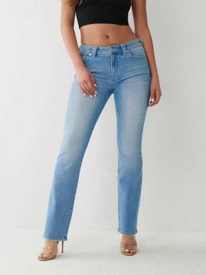 Jeans Straight True Religion Billie Mujer Azules | Colombia-JNUADIH57