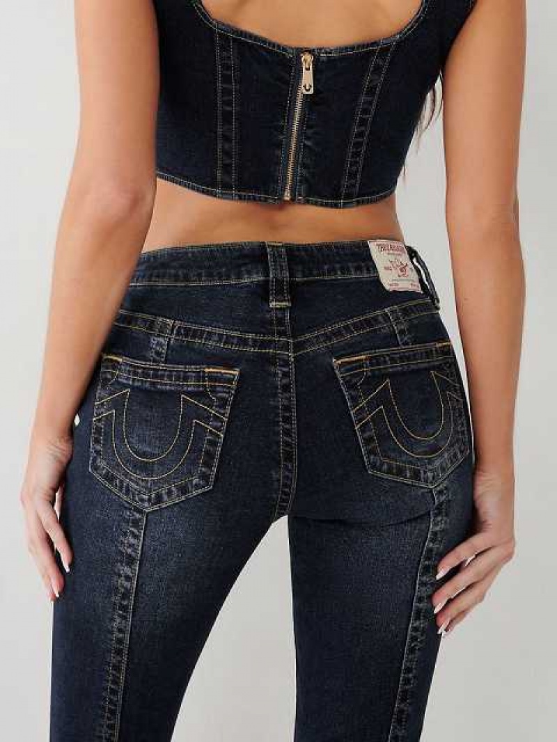 Jeans Skinny True Religion Jennie Mid Rise Curvy Mujer Azul Marino | Colombia-HNMYOKU53