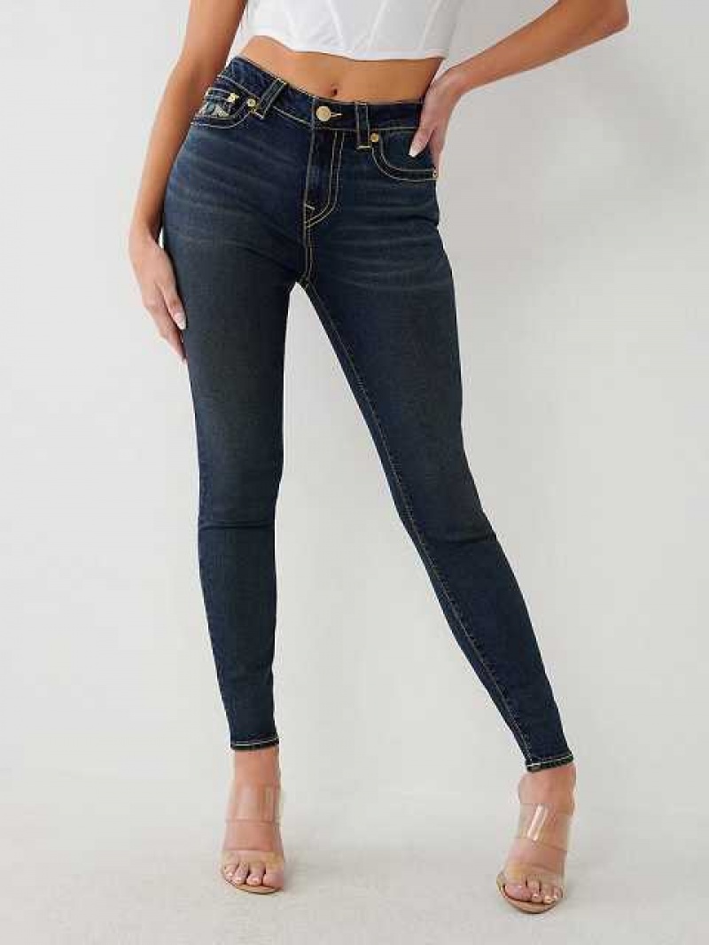 Jeans Skinny True Religion Jennie Mid Rise Curvy Mujer Aizome | Colombia-WIJXYUR54