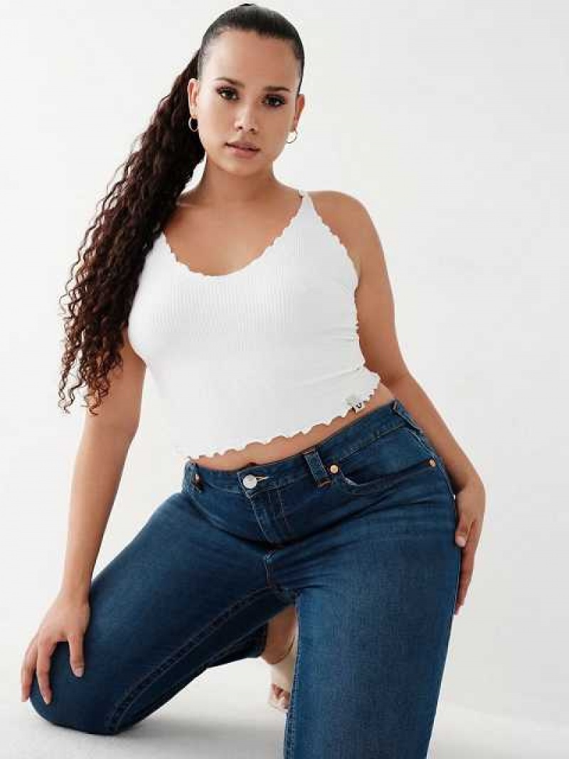 Jeans Skinny True Religion Jennie Mid Rise Curvy Mujer Azul Marino | Colombia-RDYPXMT84