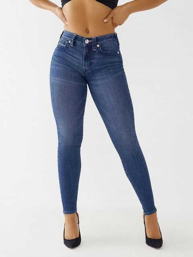 Jeans Skinny True Religion Jennie Mujer Azules | Colombia-BFHGTEW19