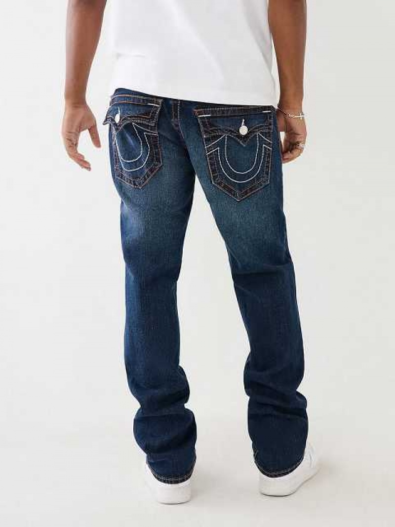 Jeans Straight True Religion Ricky Hombre Azul Marino | Colombia-ILVDHJB68