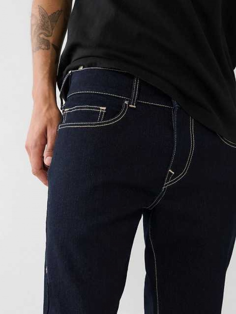 Jeans Straight True Religion Ricky Single Needle Hombre Body Rinse | Colombia-UKGYQDJ67