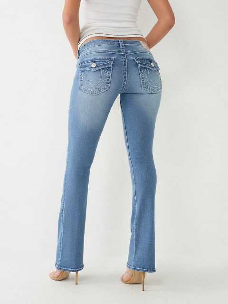 Vaqueros Bootcut True Religion Becca Low Rise Big T Mujer Azules | Colombia-KOIRBDS05